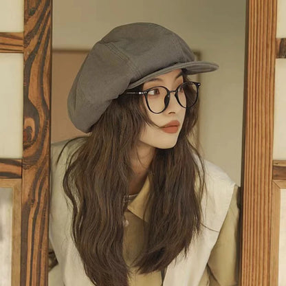Retro Short Brim Painter Bucket Hat