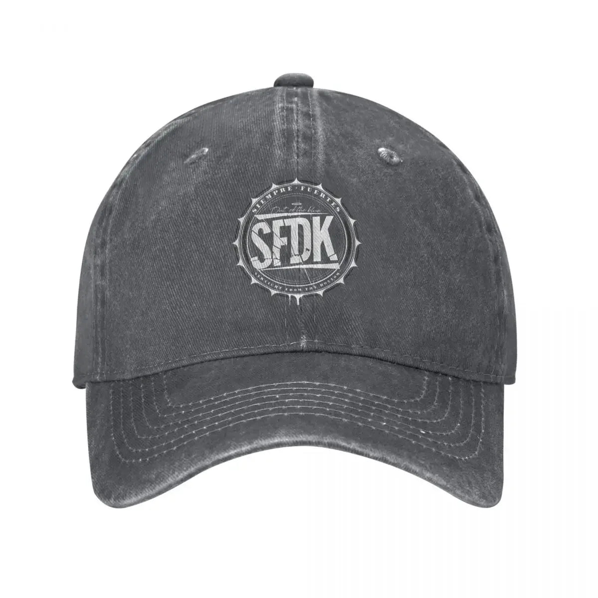 Sfdk Record Distressed Baseball Cap
