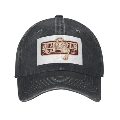 Bubba Gump Shrimp Washed Denim Baseball Cap