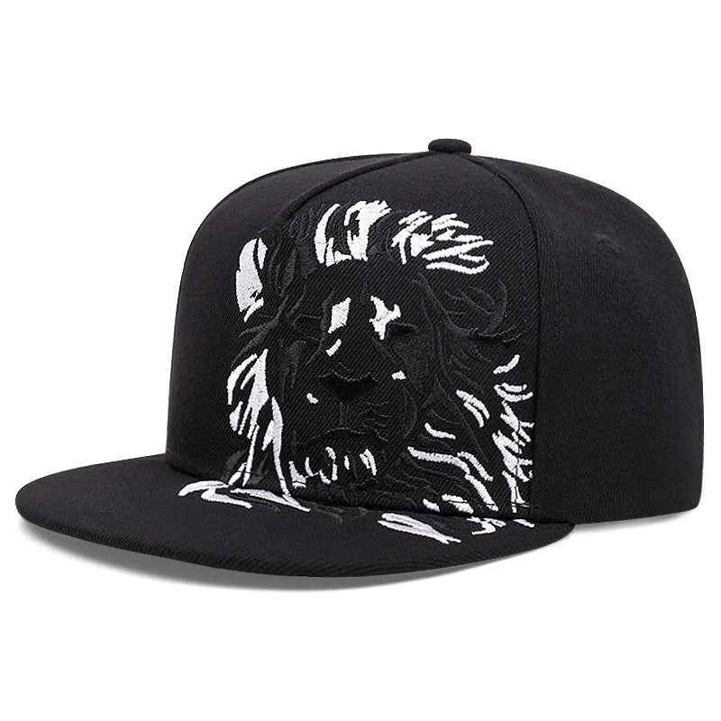 Unisex Lion Eagle Embroidery Hip Hop Baseball Cap