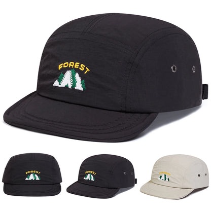 Unisex FOREST Embroidery Quick Drying Baseball Caps