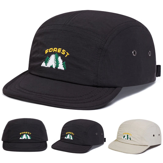 Unisex FOREST Embroidery Quick Drying Baseball Caps
