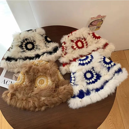 Lion Awakening Autumn Winter Fisherman Hat Women Cute Warm Cap