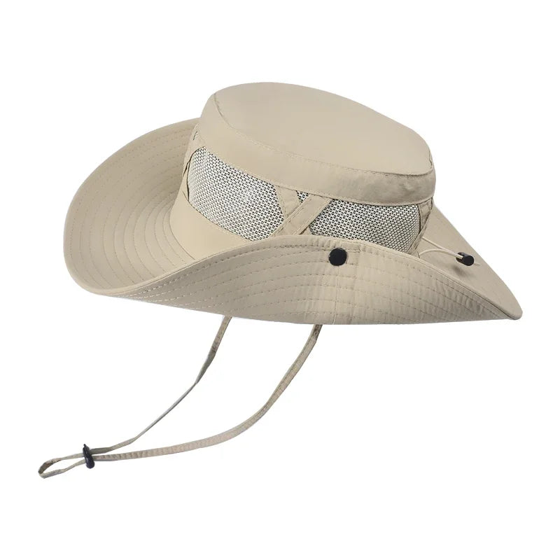 Men's Xinbaoguan Nylon Wide Brim Breathable Fishing Hat