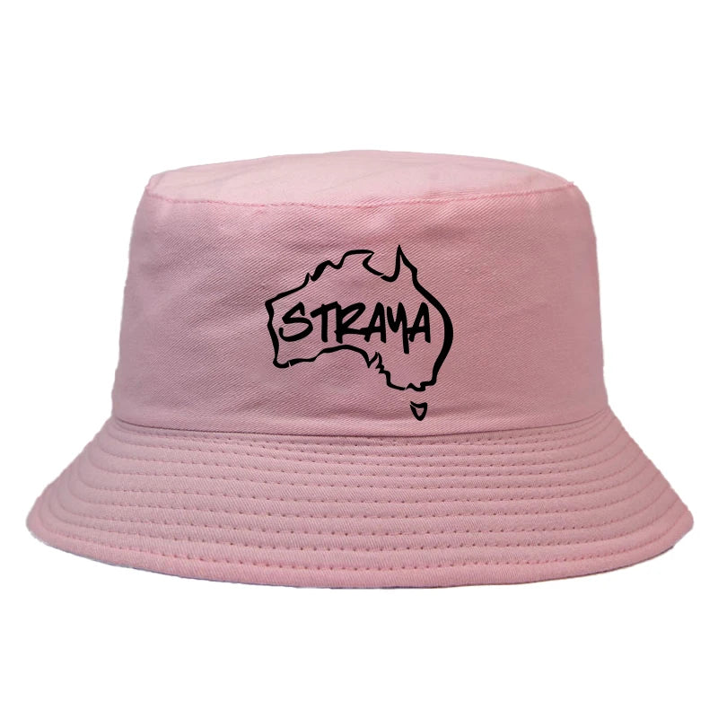 Straya Australia Map Print Bucket Hat