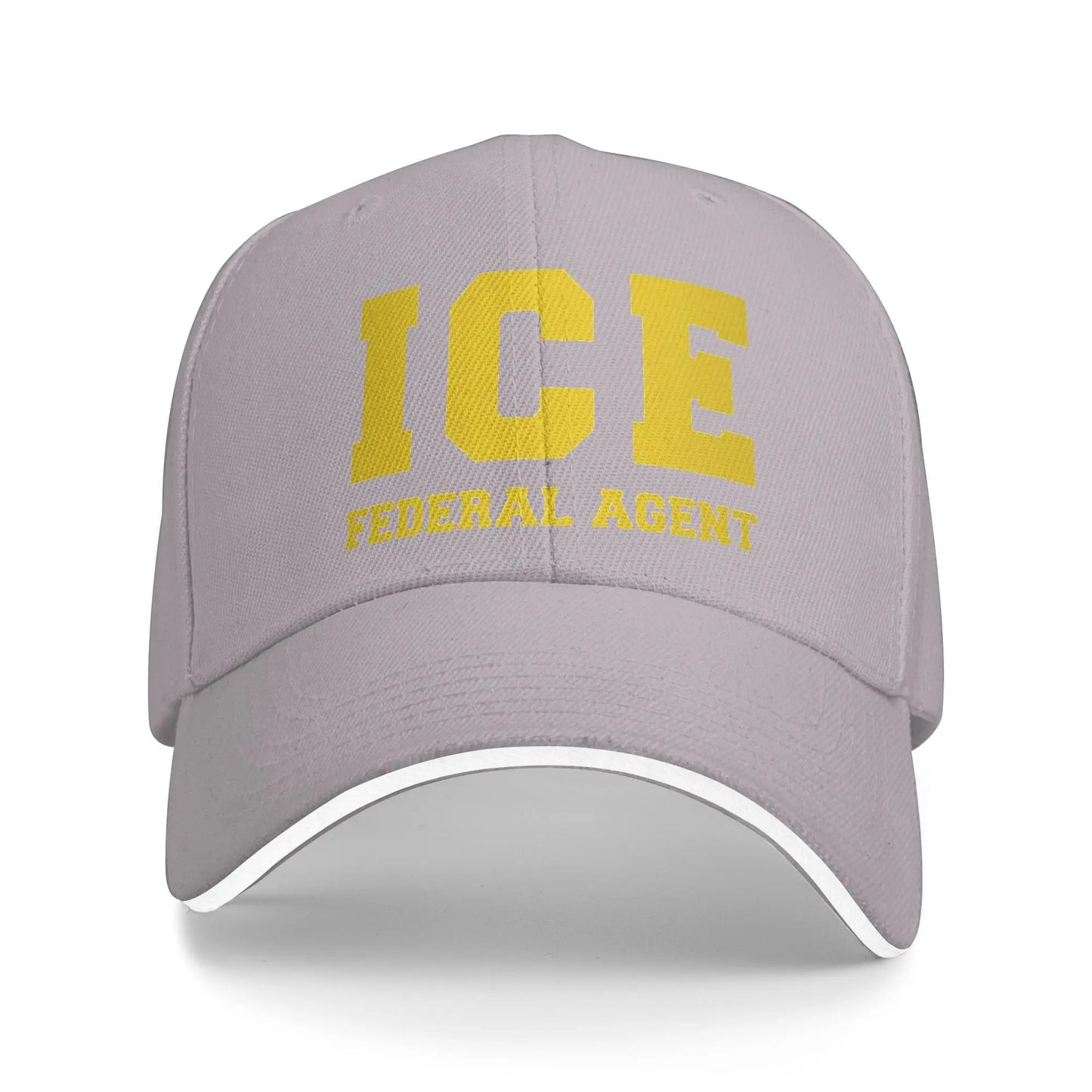 ICE Federal Agent Logo Hip Hop Baseball Cap