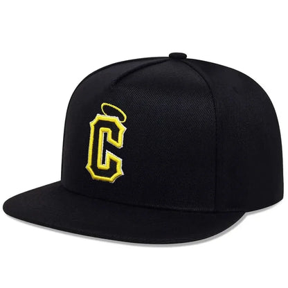 Unisex Angel Halo Embroidery Letter C Hip-hop Hats