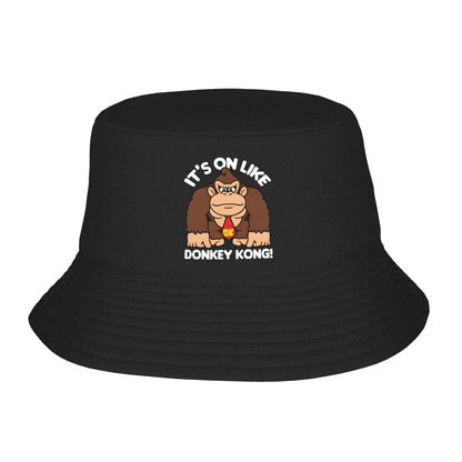 Donkey Kong Gorilla Vintage Hip Hop Graphic Bucket Hat