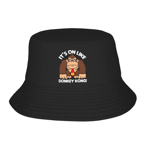 Donkey Kong Gorilla Vintage Hip Hop Graphic Bucket Hat