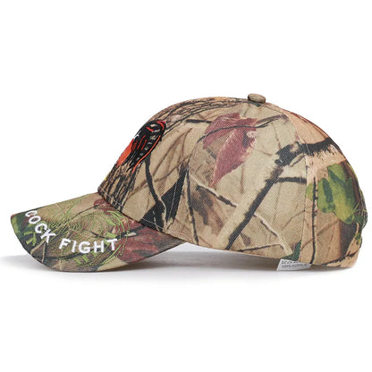 Fish Skull Camouflage Hip Hop Baseball Cap