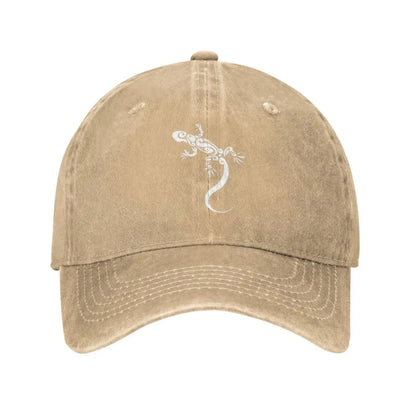 Cool Vintage Distressed Washed Denim Trucker Cap
