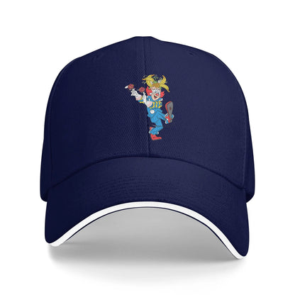 Funny Clown Graphic Y2K Hip Hop Baseball Cap