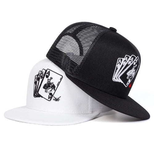 Unisex Poker A Embroidery Hip-hop Hats