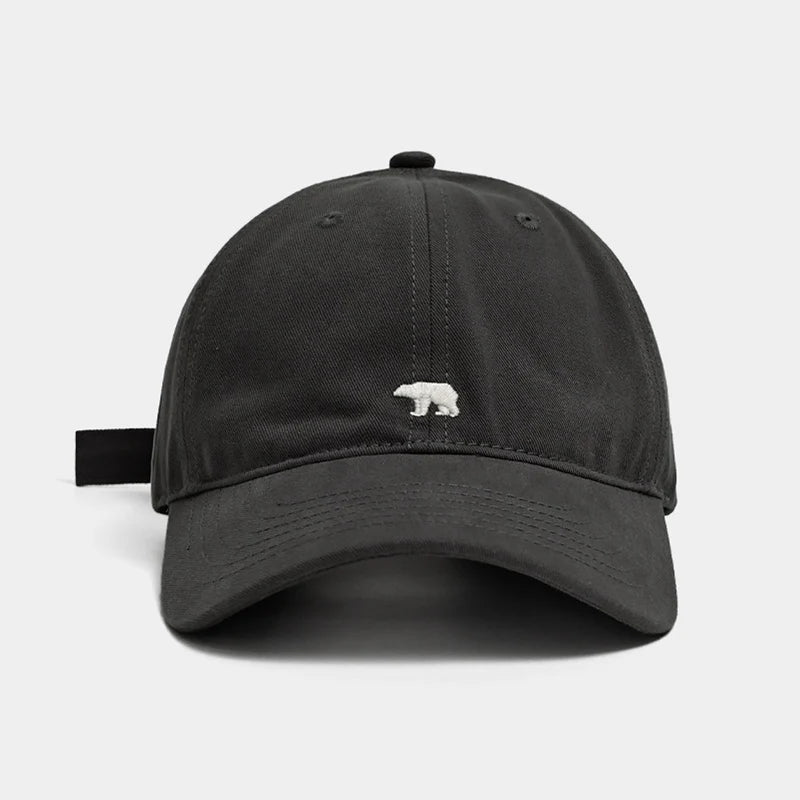 Korean Style Solid Embroidered Baseball Cap