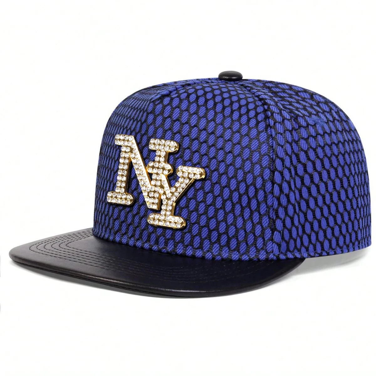 Unisex Letter Label Leather Hip-hop Hats