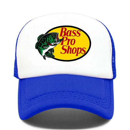Unisex Letter Fish Embroidered Baseball Cap