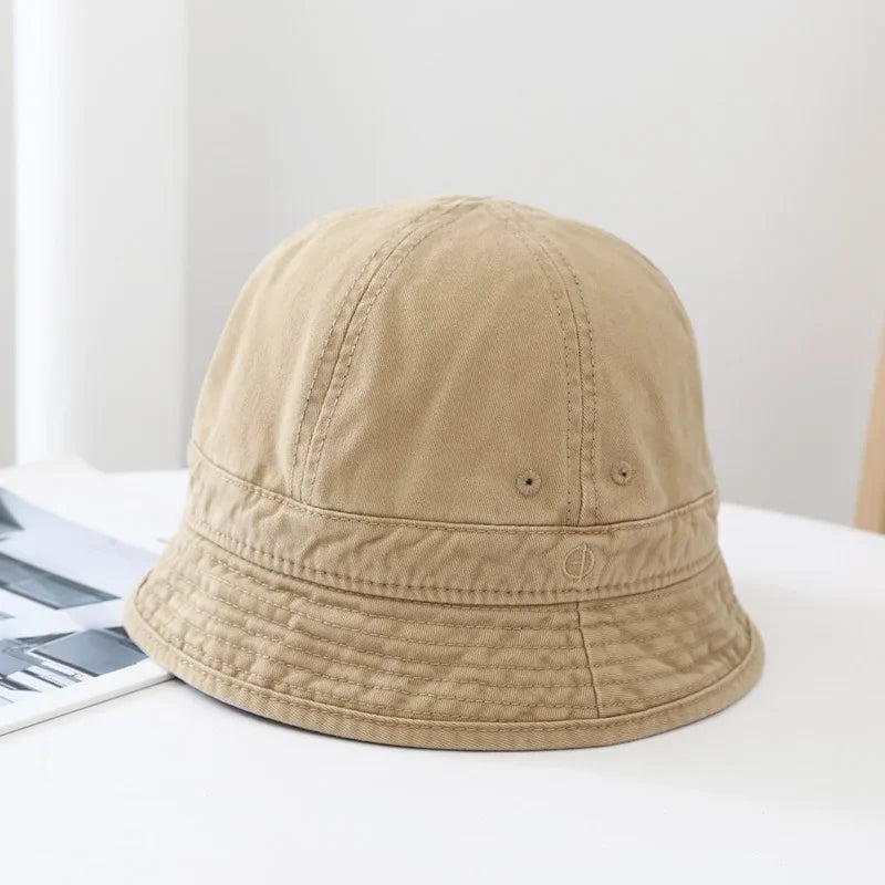 Japanese Korean Short Brim Sun Bucket Hat