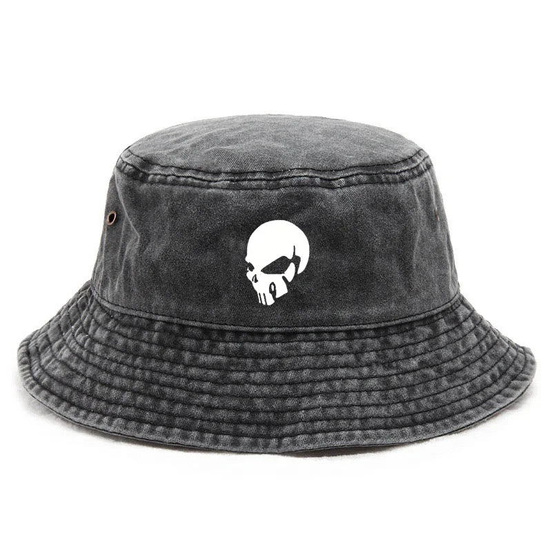 Men Vintage Bucket Hat Rock Gothic Style