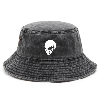 Men Vintage Bucket Hat Rock Gothic Style