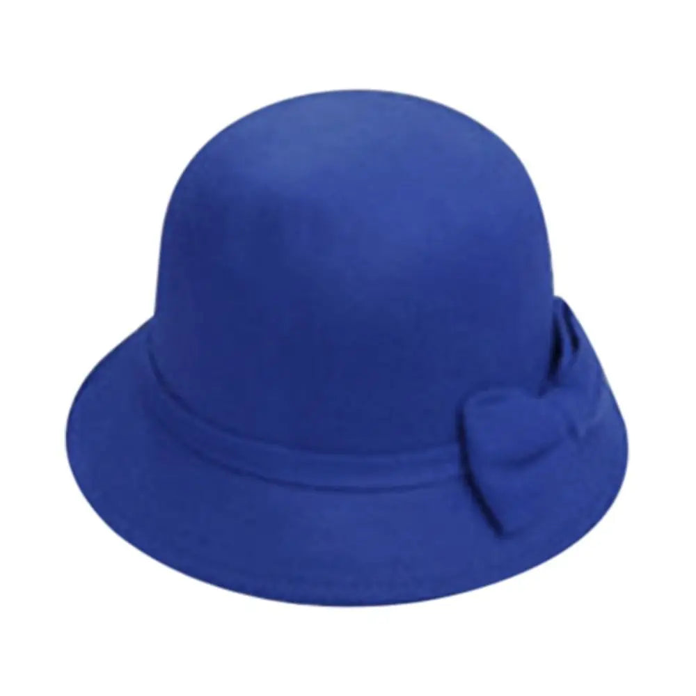 Vintage Wool Felt Cloche Bucket Hat