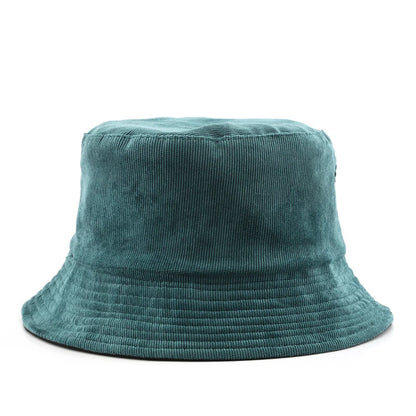 Corduroy Bucket Hat For Women Men New
