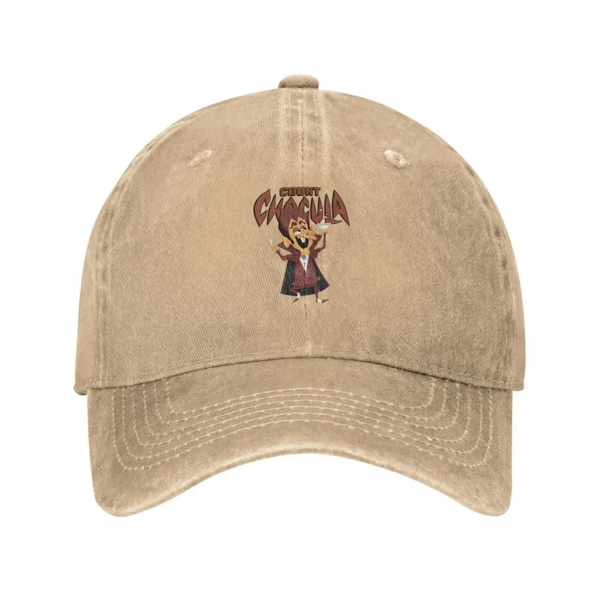 Classic 70s Count Chocula Mascot Logo Baseball Cap