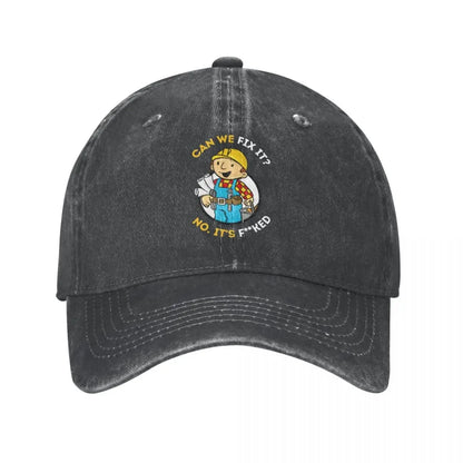 Bob The Builder Distressed Baseball Cap