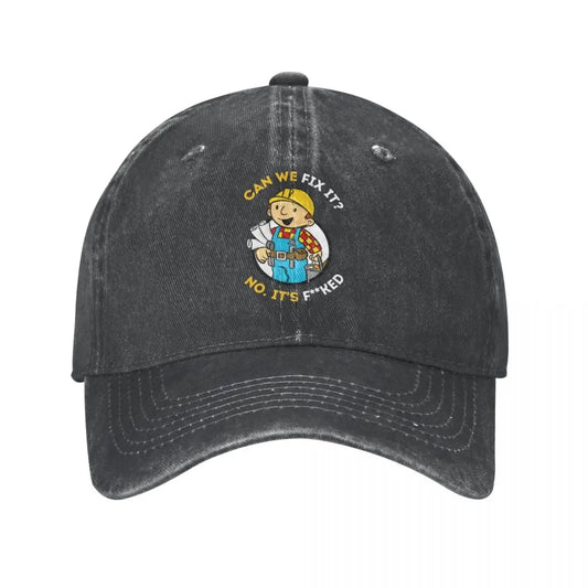 Bob The Builder Distressed Baseball Cap