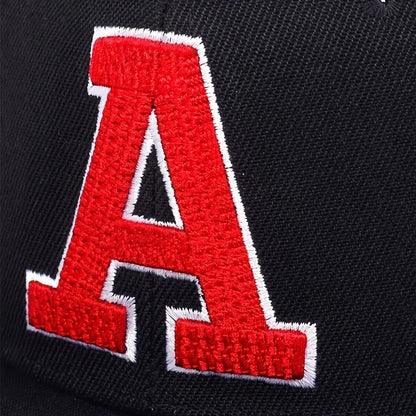 Unisex A Letter Embroidery Hip-hop Hats