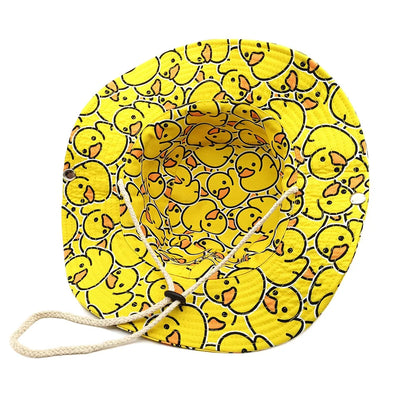 Cute Yellow Duck Cartoon Bucket Hat