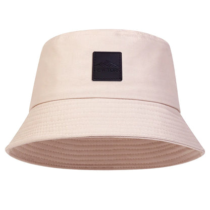 New York Leather Label Personality Bucket Hat