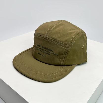Street Letter Flat Brim Unisex Snapback Cap