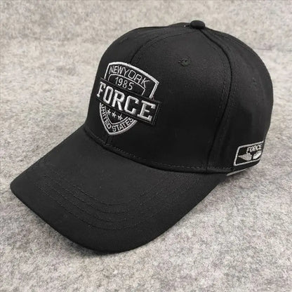 Structured Embroidered Adjustable Baseball Cap