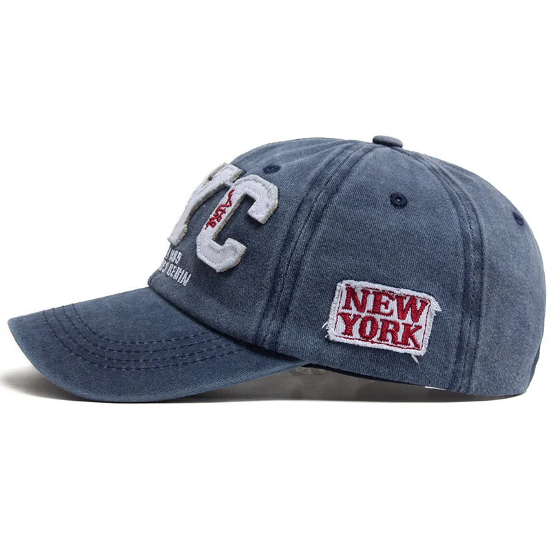 New Vintage Big Letter NYC Baseball Cap