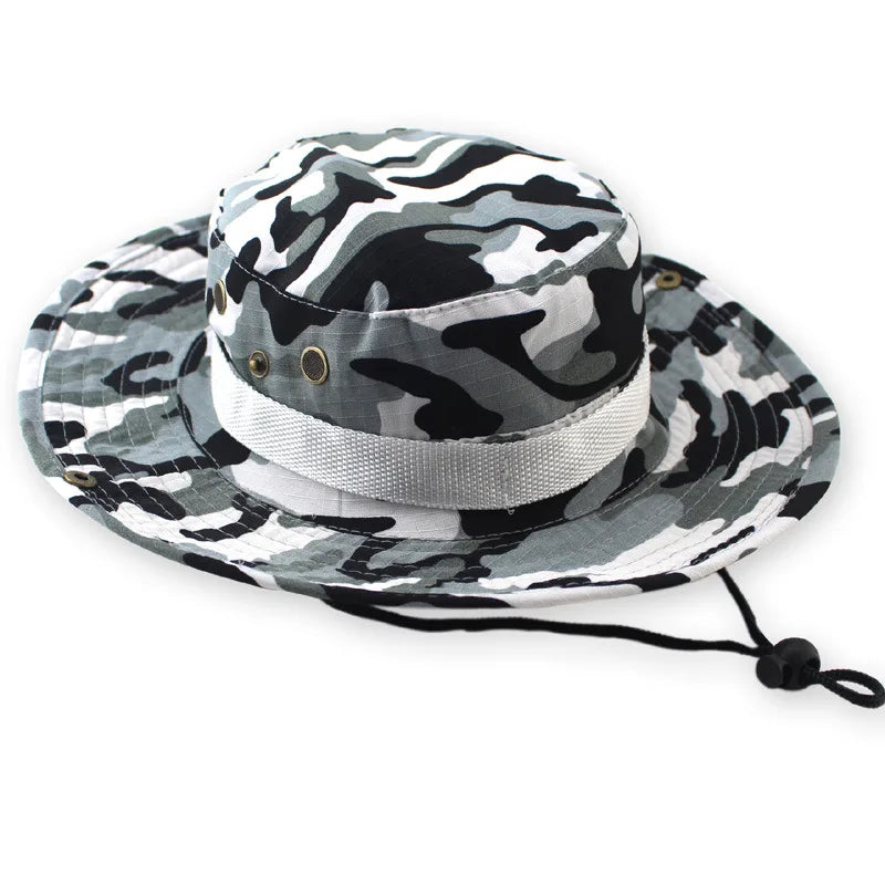 Men Camouflage Tactical Bucket Hat