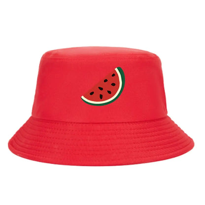 Watermelon Slice Graphic Winter Fisherman Bucket Hat