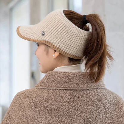 Knitted Empty Top Breathable Baseball Cap