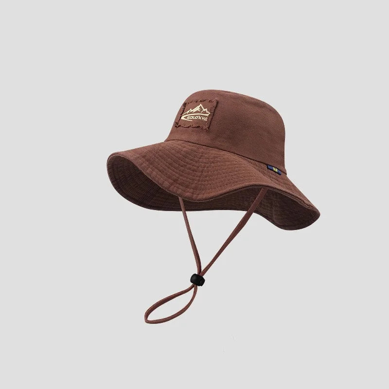 Wide Brim UV Protection Fisherman Hat Outdoor Hiking Fishing Safari Cap Unisex