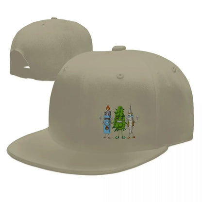Streetwear Bud Joint Lighter Snapback Cap