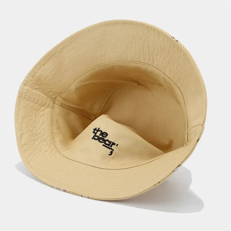 Cotton Cartoon Print Outdoor Travel Sun Bucket Hat