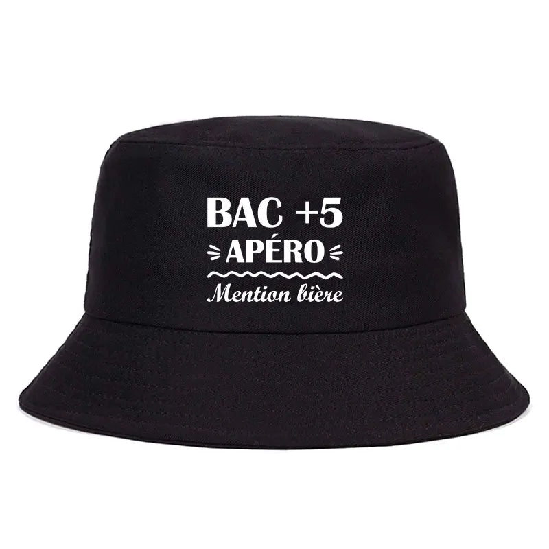 BAC +5 Apero Print Reversible Unisex Bucket Hat