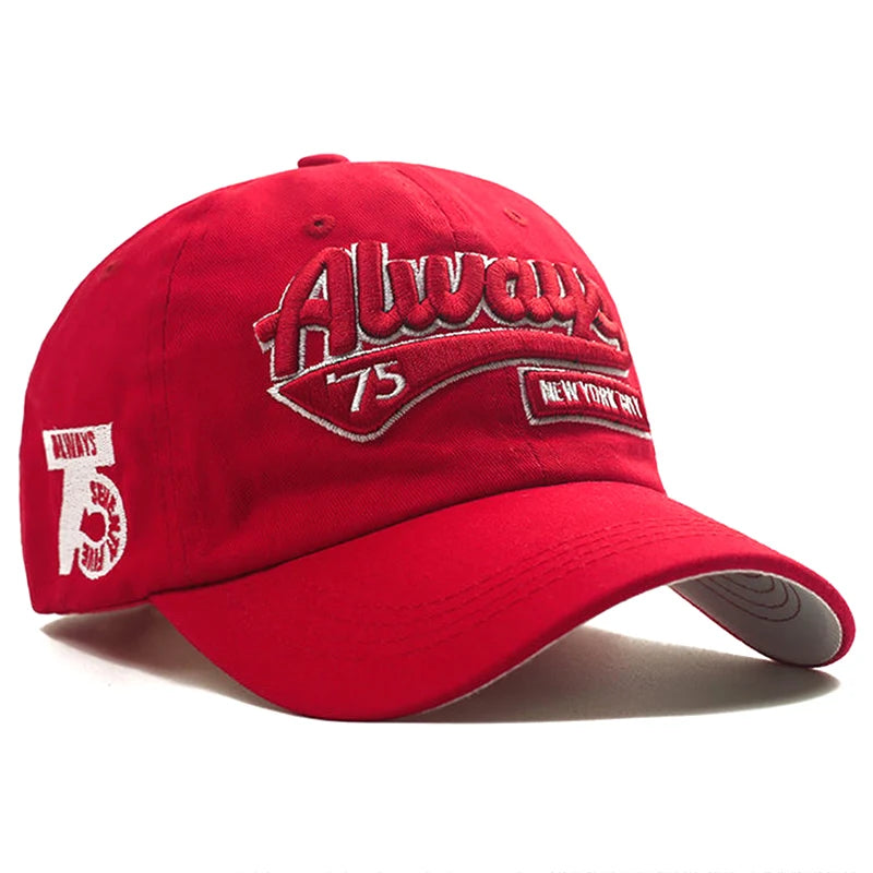 Retro Embroidered Outdoor Baseball Cap