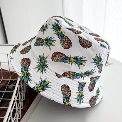 Unisex Vintage Cartoon Print Bucket Hat