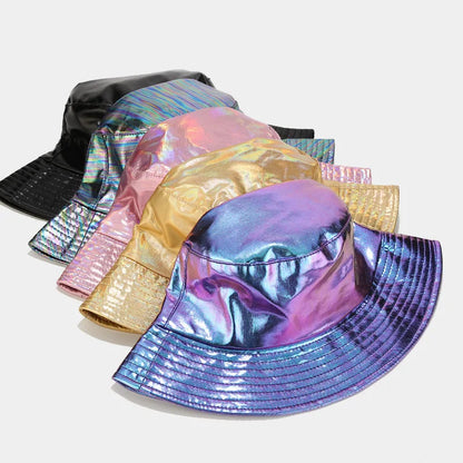 PU Leather Waterproof Bucket Hat