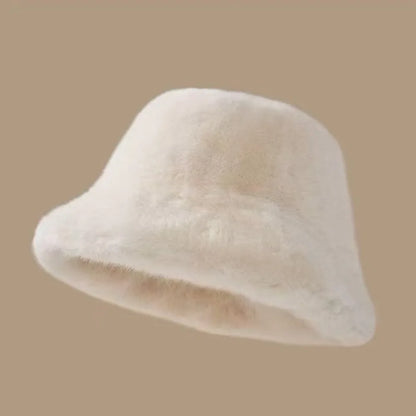 Plush Windproof Warm Winter Bucket Hat