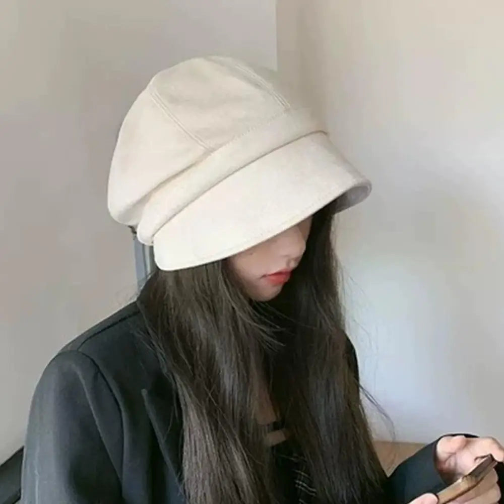 Suede Pile Warm Windproof Bucket Hat