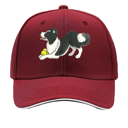 Border Collie Lightweight Breathable Sandwich Baseball Cap