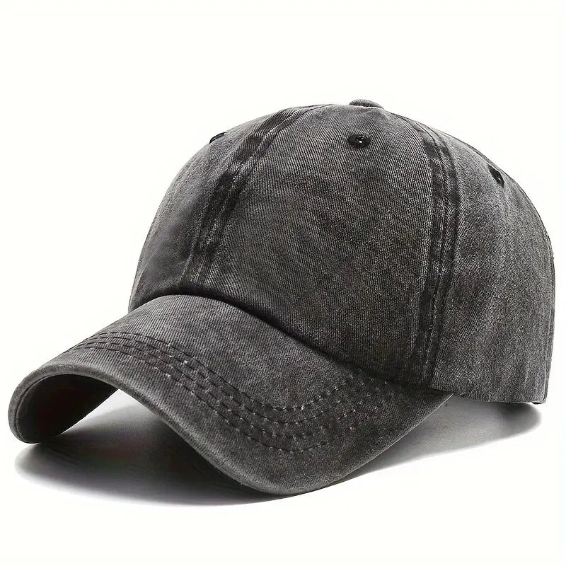 Men Women Unisex Baseball Cap Adjustable Solid Color Casual Hat
