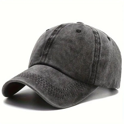 Men Women Unisex Baseball Cap Adjustable Solid Color Casual Hat