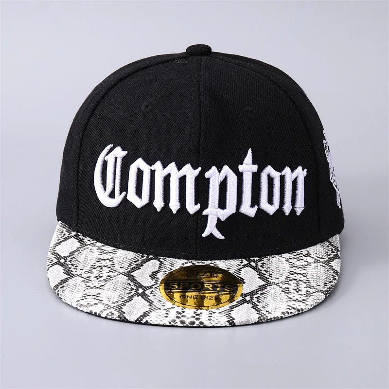 Compton Camouflage Snapback Hat Unisex